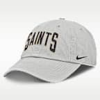 New Orleans Saints Primetime Club Arched Men's Nike NFL Adjustable Hat