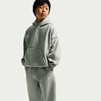 Nike Solo Swoosh fleece basketbalbroek met boorden voor kinderen
