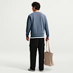 Pants cargo de tejido Fleece con dobladillo abierto para hombre Nike Club