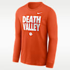 Clemson Sideline Slogan Men's Nike Dri-FIT College Long-Sleeve T-Shirt