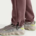 Pants de tejido Fleece con dobladillo abierto para hombre Nike Tech