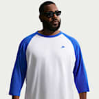 Playera de manga 3/4 raglán para hombre Nike Sportswear Club