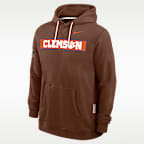 Sudadera con gorro sin cierre universitaria Nike Dri-FIT para hombre Clemson 2026 Military Appreciation Standard Issue