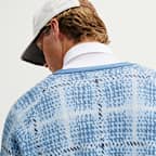 Nike Tartan Men's Loose Golf Cardigan