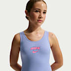 Traje de baño de una pieza con espalda en forma de U para niña talla grande Nike Swim