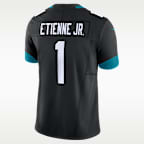 Travis Etienne Jacksonville Jaguars Men's Nike Dri-FIT NFL Limited Football Jersey