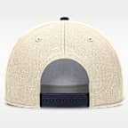 Gorra universitaria marca Jordan ajustable para hombre Michigan Primetime Rope 2-Tone Rise