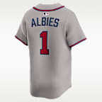Ozzie Albies Atlanta Braves Men's Nike Dri-FIT ADV MLB Limited Jersey
