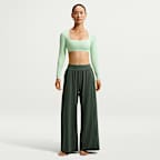 Nike Zenvy Women's Mid-Rise Wide-Leg Trousers