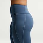Leggings de cintura alta sin costura delantera de 7/8 para mujer Nike Universa
