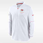 Kansas City Chiefs Sideline Men's Nike Dri-FIT NFL 1/2-Zip Top