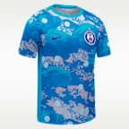 Playera de manga corta Nike de la NWSL para antes del partido para hombre Orlando Pride