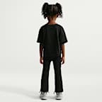 Nike Little Kids' Swoosh Sparkle Boxy T-Shirt