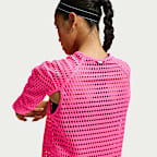 Nike Radical AirFlow After Dark Tour Women's Aero-FIT Long-Sleeve Cropped Running Top