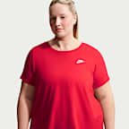 Playera para mujer (talla grande) Nike Sportswear Club Essentials