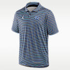 Polo universitario marca Jordan Dri-FIT para hombre North Carolina Tour Stripe