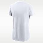 Playera Nike de la MLB para mujer Colorado Rockies City Connect Wordmark