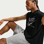 Shorts de básquetbol de tejido Fleece cepillado Therma-FIT de 20 cm para hombre Nike Standard Issue