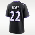 Derrick Henry Baltimore Ravens Men's Nike NFL Game Jersey