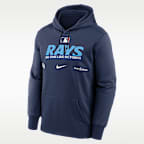 Tampa Bay Rays 2026 Postseason Authentic Collection Men's Nike Therma-FIT MLB Pullover Hoodie
