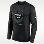Playera de manga larga Nike Dri-FIT de la NFL para hombre New York Jets Legend Icon