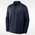 Atlanta Braves Authentic Collection Men's Nike Dri-FIT MLB 1/2-Zip Long-Sleeve Top