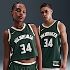 เสื้อแข่งผู้ชาย Nike Dri-FIT NBA Swingman Milwaukee Bucks Icon Edition