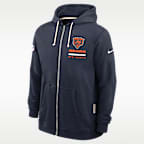 Chicago Bears Utility Player Sideline Men's Nike Dri-FIT NFL Full-Zip Hoodie