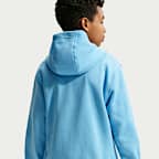 Nike Sportswear Club Fleece Sudadera con gorro de cierre completo para niños talla grande