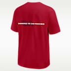 Playera Nike de la NFL para hombre San Francisco 49ers Dominate The Game Essential Max90