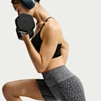 Nike Pro シームレス ウィメンズ Dri-FIT ハイウエスト 13cm バイカーショートパンツ
