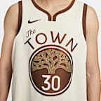 Stephen Curry Golden State Warriors City Edition Nike NBA Swingman Erkek Forması