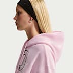 Nike Studio Fleece Medium Weight  Women's Oversized Cropped Full-Zip Sweatshirt