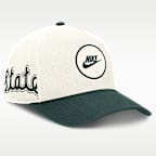 Gorra universitaria Nike Dri-FIT ajustable con estructura A-Frame para hombre Michigan State Rise