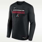 Arizona Diamondbacks Authentic Collection Team Issue Men's Nike Dri-FIT MLB Long-Sleeve T-Shirt