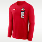 Georgia Primetime Men's Nike College Long-Sleeve T-Shirt