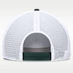 Michigan State Denim Men's Nike College Trucker Adjustable Hat