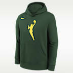 Sudadera con gorro sin cierre WNBA Nike para niños talla grande Team 13