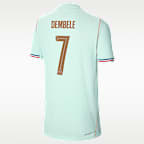 Jersey de futbol Nike Dri-FIT ADV de la selección de Francia visitante 2026 Match Ousmane Dembélé para niños talla grande