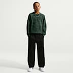 Suéter de cuello redondo para niños talla grande Nike Sportswear