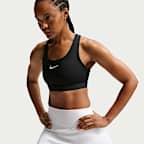 Nike Swoosh gepolsterter Sport-BH mit mittlerem Halt