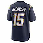 Ladd McConkey Los Angeles Chargers Men's Nike NFL Game Jersey