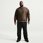 Sudadera de cuello redondo de tejido Fleece para hombre Nike Solo Swoosh