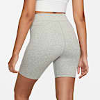 Nike Sportswear Classic sykkelshorts (20 cm) med høyt liv til dame