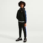 Inter Milan City Side Nike Football Fleece Genç Çocuk Kapüşonlu Üstü