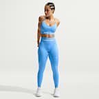 Nike Pro Seamless-sports-bh med indlæg og let støtte til kvinder
