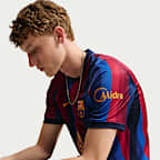 FCバルセロナ 2026/27 スタジアム ホーム メンズ ナイキ Dri-FIT サッカー レプリカ ユニフォーム