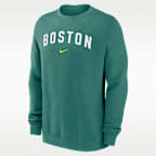 Sudadera de cuello redondo sin cierre Nike de la MLB para hombre Boston Red Sox 2-Hit