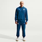 Sudadera con gorro sin cierre de futbol de French Terry Nike Club para hombre Chivas