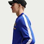 Chamarra deportiva de futbol de tejido Knit Nike Dri-FIT para hombre Chelsea FC Strike